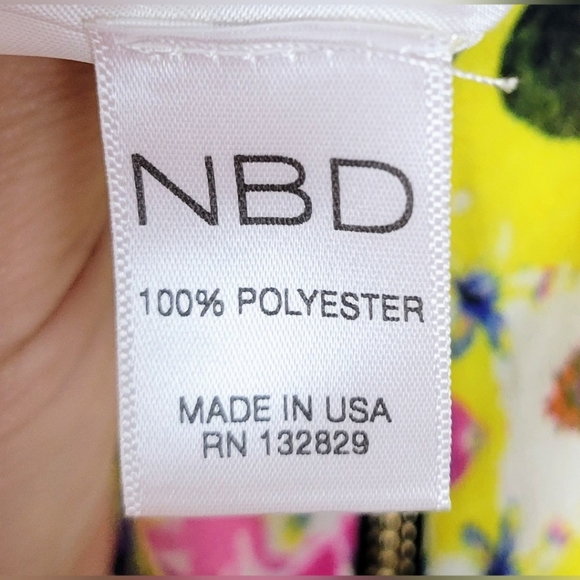 NBD X The XNAVEN Twins Into The Light Floral Yellow Canary Maxi Dress XS - Picture 7 of 7